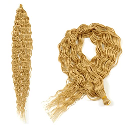 GERIEXH Afrikaans golvend krullend haar 22 inch gehaakt verlengd Afrikaans synthetisch haar,A6,8 stuk/22 inch