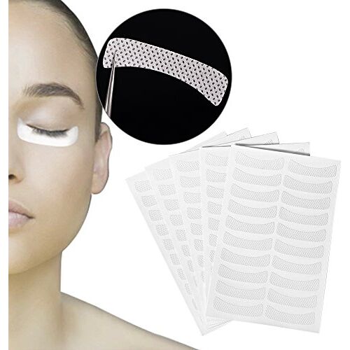 Semme Oogkussentje, oogkussentjes voor wimperverlengingen, 300 stuks make-up onder de wimpers, oogsticker, zachte niet-geweven wimperverlenging, kleurtape, valse wimperpad