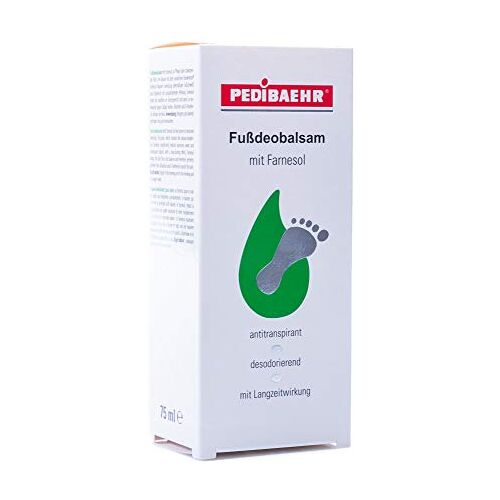 Pedibaehr Voetdeobalsem met Farnesol, bij voetzweet en voetgeur, 75 ml