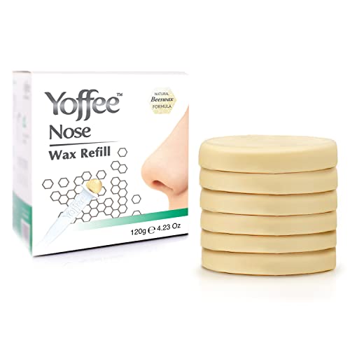 Simon & Tom Original Yoffee Nose Wax Applicators Kit van 30 waxapplicators voor neushaarverwijdering, individuele waxapplicators voor neus- en-oor ontharing, verpakking van 30 aplicators.