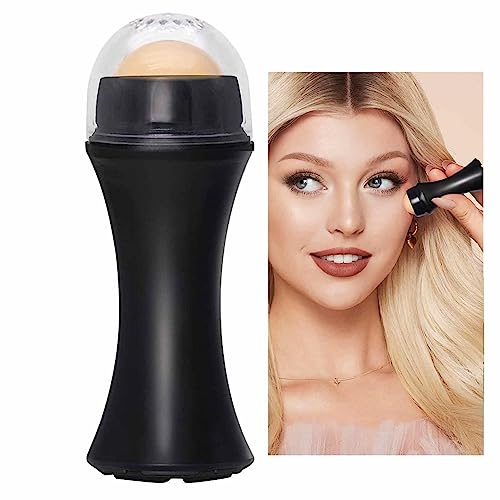 Voihamy olie controle,Gezichtsverzorging Tool   Echte vulkanische steen gezichtsverzorging tool, vette huid controle voor gezicht make-up, gezicht roller