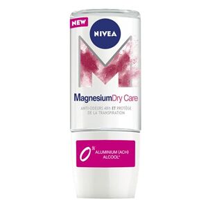 NIVEA Magnesium Dry Care Deodorant Ball (1 x 50 ml), deodorant voor dames, langdurige frisheid, roll-on zonder aluminiumzouten of alcohol