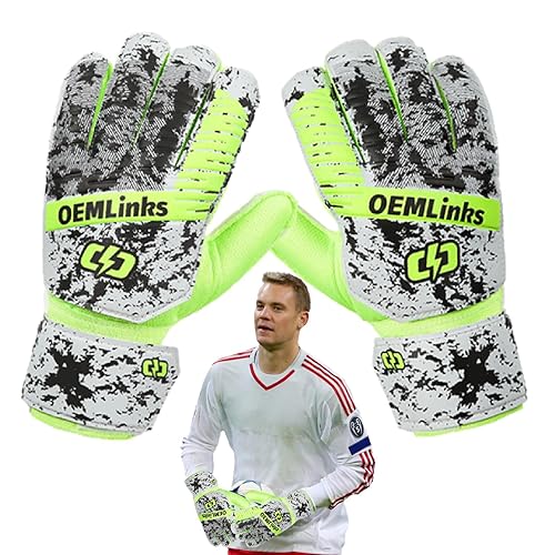 Fulenyi Keeper Keepershandschoenen,Keepershandschoenen voor Elite Play   Professionele voetbalkeeperhandschoenen met ademend ontwerp, voetbalhandschoenen voor junior tot pro