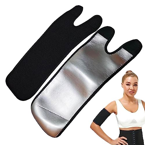 LATAFA Armtrimmers,Slankere wikkels voor armcompressie Verstelbare Sauna Arm Slimmer Shaper, Slimmer Bands Wraps Arm Trimmers voor Mannen Vrouwen