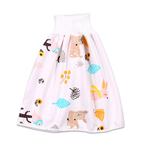 No brands Comfy Kinderluierrok Shorts 2 in 1,Katoen Bamboevezel Waterdicht