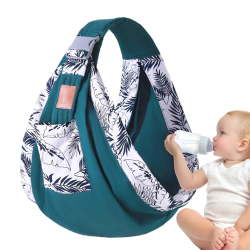 CQSJX Draagzak voor baby's, verstelbare draagzak, draagdoek voor baby's, draagzak voor pasgeborenen, draagzak Flex, half ingepakte draagdoeken voor pasgeborenen Kinderdraagzak,voor baby's met hoofdsteun, ad