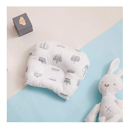 Tianyi 1Pc Baby Flat Head Pillow Newborn Infant Sleeping Cushion Stroller Portable Crib Pillows Cotton Baby Room Bedding-A5