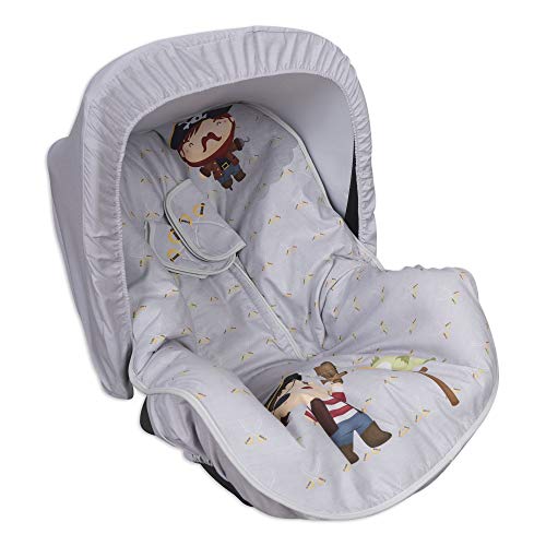 Babyline Universele Autostoelhoes voor Autostoelen 0/1/2 Groepen (Bad Pirate)