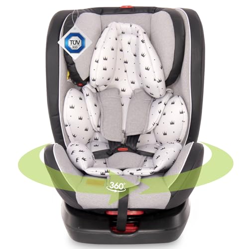 Lorelli Kinderzitje Nebula groep 0+/1/2/3 (0-36 kg) (grijs)