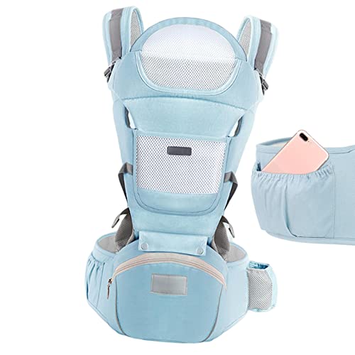 Wukesify Draagdoek   Babyborstdrager Baby Sling Carrier 360 ° Ventilatie Kap Opbergtas Nacht Reflecterend Voor Kinderen Baby Pasgeboren