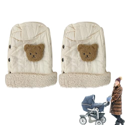 DYOG Kinderwagen wanten, kinderwagen handschoenen handmof Kinderwagenwanten voor stuur,Warme kinderwagenwanten voor ijskoud weer Kinderwagen Handmof Kinderwagenaccessoires voor de winter