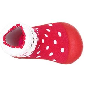 Attipas Love Red ergonomische Baby Lauflernschuhe, atmungsaktive Kinder Hausschuhe ABS Socken Babyschuhe Antirutsch 20