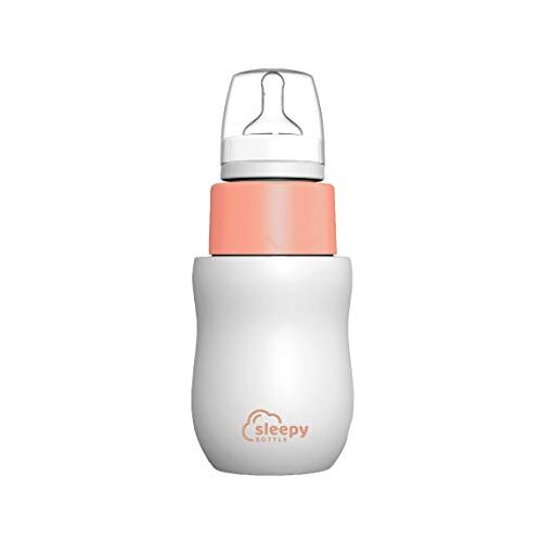 Sleepy Bottle Draagbare babyflesbereider. Verwarmt water 37 °C. Eenvoudige babyflessen bereiding. TWIST & SHAKE en water gemengd met melkpoeder. Baby nachtvoeding. Baby onderweg voeden.