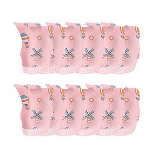 HEALLILY 20 Stuks Handdoek Slabbetjes Wegwerp Slabbetjes Speeksel Handdoek Slabbetjes Voeden Slabbetjes Eten Baby Eet Slabbetje Wegwerpbaar