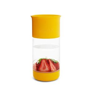 Munchkin Miracle 360 fruit-infuser drinkbeker, 414 ml, geel