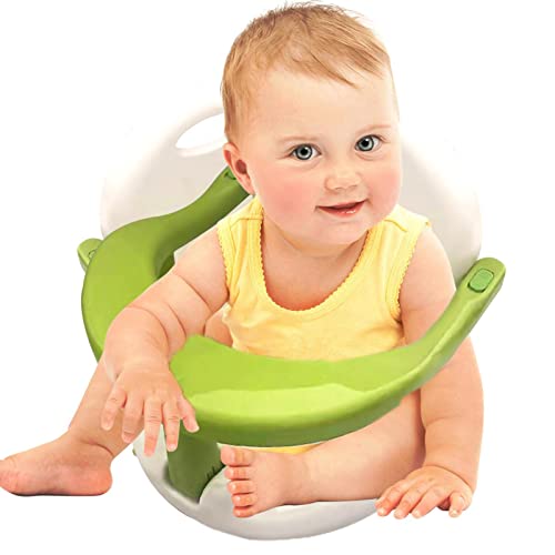 Generic Babybadkuipje Draagbaar babybadzitje voor zittend baden   Schattige babydouchestoelen voor badzitting, veiligheidsbadkamerstoelen voor baby's van 6-18 maanden