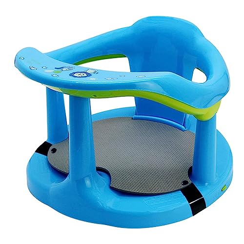 Gomice Baby Sit Up Badzitje   Reisbadzitje voor baby,Hittebestendige badsteunzitting Antislip Anti-Rollover Huidvriendelijk voor jongensmeisjes van 6-18 maanden