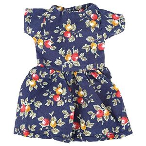 Zerodis 14.5 Inch Fashion Clothes Dresses For Baby Dolls, Homemade Doll Skirt Dress Clothes Gift for Little Girls(Blue Print)