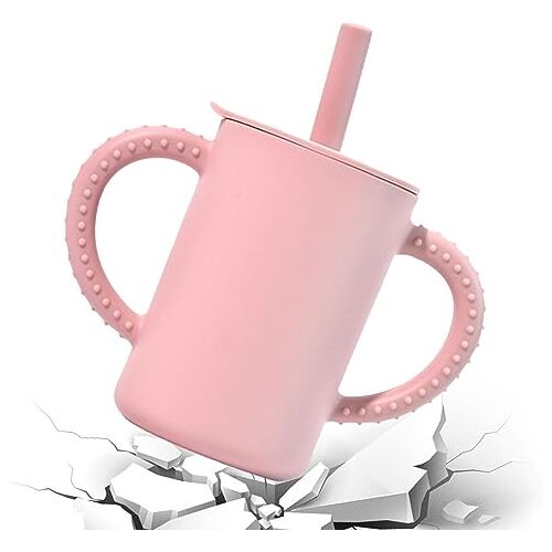 EviKoo Antislip Kinderbeker   Babystroflesjes   Sippy-bekers Voor Kinderen   Baby Leren Drinkbeker   Technische Maattuitbekers Voor Het Leren Drinken Van Baby's