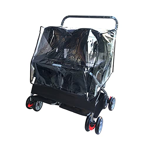 AttreX Pet Cat Stroller Dubbele Zitting Hondenkinderwagens Kinderwagens voor middelgrote kleine honden, Hondenwandelwagen voor 2 honden, Dubbele kinderwagen Kinderwagens Gemakkelijk op te vouwen en