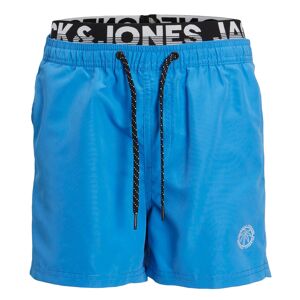 Jack & Jones Jack & Jones Plus Size Zwemshorts Heren JPSTFIJI Dubbele Waistband Blauw Maat: 42