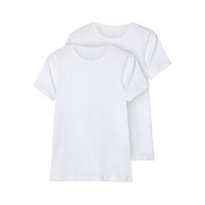Name It Jongens Ondershirt NKMT-SHIRT Slim Fit 2-Pack T-shirt Wit Maat: 134/140