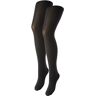 PIECES Pieces Panty Dames PCNEW NIKOLINE 40 Den Tights Zwart 2-Pack M/L