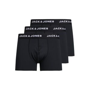 Jack & Jones Jack & Jones Boxershorts Heren Microfiber Trunks JACBASE 3-Pack Zwart Maat: S