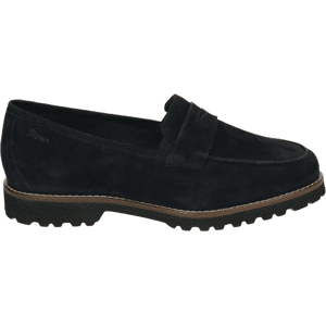Sioux Meredith-709-H Dames blauwe comfortabele H-Extra brede slippers Sioux Meredith-709-H Dames blauwe comfortabele H-Extra brede slippers