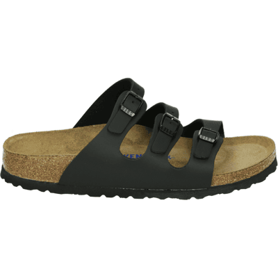 Birkenstock FLORIDA SOFTFOOTBED - alle Zwart 43 Birkenstock FLORIDA SOFTFOOTBED - alle Zwart 43