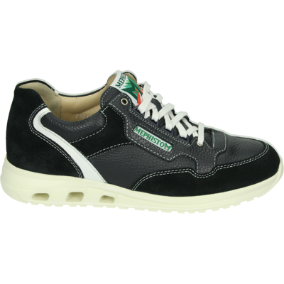 Mephisto Jansen Velsport - Blauwe Lederen Sneakers voor Heren Mephisto Jansen Velsport - Blauwe Lederen Sneakers voor Heren
