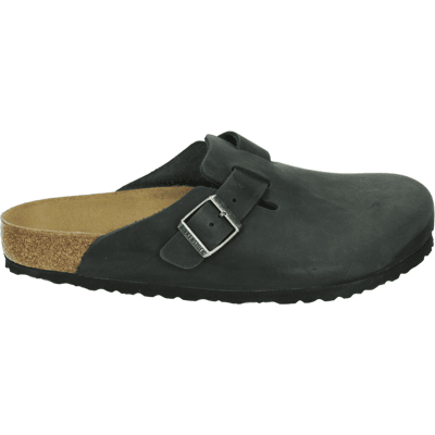 Birkenstock BOSTON OILED LEATHER BLACK - alle Zwart 42 Birkenstock BOSTON OILED LEATHER BLACK - alle Zwart 42