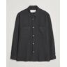 A Day's March Balain Linen/Viscose Shirt Off Black