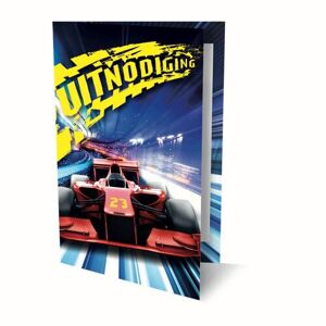 Interstat B.V. Uitnodigingen Race Auto PK 907 / 6X3,95 - FSC Mix Credit - Paperback (8712048316686)