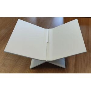 Persell Trading Boekenstandaard perspex middel design mat wit - Overig (8717953273871)