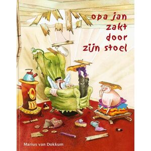 ART Opa Jan zakt door zijn stoel - Marius van Dokkum - Hardcover (9789492629029)