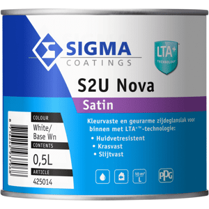 Sigma s2u nova satin kleur 0.5 ltr