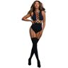 Dreamgirl Criss-Cross Teddy - One Size - OS