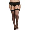 Dreamgirl Back Seam Thigh High Dmd - OSQ - Black