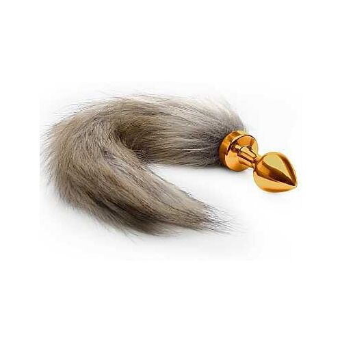 Shots - Ouch! Fox Tail Buttplug - Gold