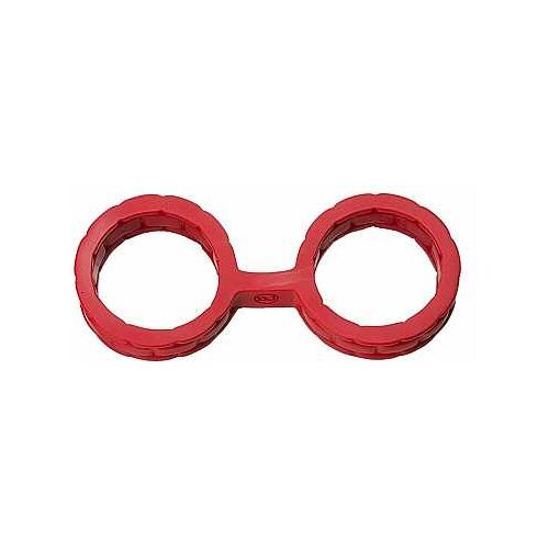 Doc Johnson - Japanese Bondage Japanese Bondage - Silicone Cuffs - Large - Red