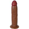 Curve Toys - Jock 8 Inch Bareskin Dildo - Dark