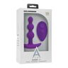Doc Johnson - A-Play A-Play - SHAKER - Silicone Anal Plug with Remote - Purple