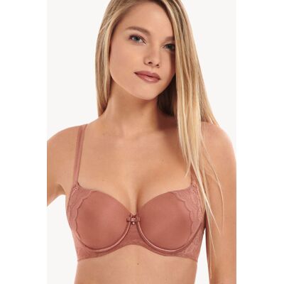 Bruin-rode softcup bh Lisca Evelyn B - E Bruin vrouw 70 Bruin-rode softcup bh Lisca Evelyn B - E Bruin vrouw 70