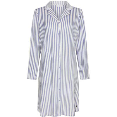 Pastunette Duurzaam fleece doorknoopnachthemd Blauw vrouw 42 Pastunette Duurzaam fleece doorknoopnachthemd Blauw vrouw 42