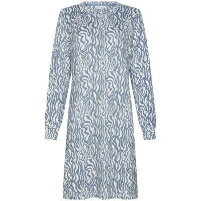 Pastunette Fleece nachthemd speelse strepen Blauw vrouw 40 Pastunette Fleece nachthemd speelse strepen Blauw vrouw 40