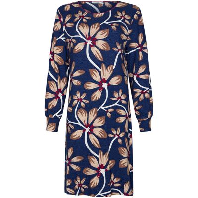Marineblauw nachthemd bloemen Pastunette Blauw vrouw 44 Marineblauw nachthemd bloemen Pastunette Blauw vrouw 44