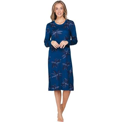 Katoenen dames nachthemd donkerblauw Pastunette Premium Blauw vrouw 36 Katoenen dames nachthemd donkerblauw Pastunette Premium Blauw vrouw 36