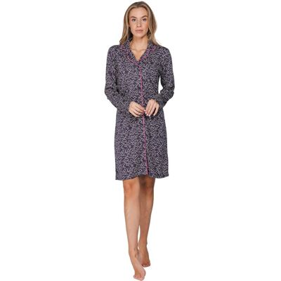 Biologisch katoenen dames nachthemd donkergrijs MyRebelle Grijs vrouw 38 Biologisch katoenen dames nachthemd donkergrijs MyRebelle Grijs vrouw 38