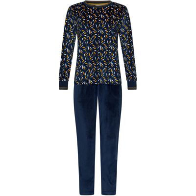 Pastunette Duurzame velours pyjama nachtblauw Blauw vrouw 44 Pastunette Duurzame velours pyjama nachtblauw Blauw vrouw 44